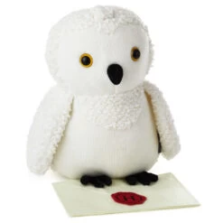 Hallmark Harry Potter™ Hedwig™ Stuffed Animal, 9" 4 Hallmark Harry Potter™ Hedwig™ Stuffed Animal, 9" -Hallmark Store Harry Potter Hedwig Owl Knitted Stuffed Animal 1BBY4812 03