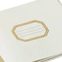 Hallmark Ivory And Gold Guest Book -Hallmark Store Ivory and Gold Guest Book 1EDY3149 07