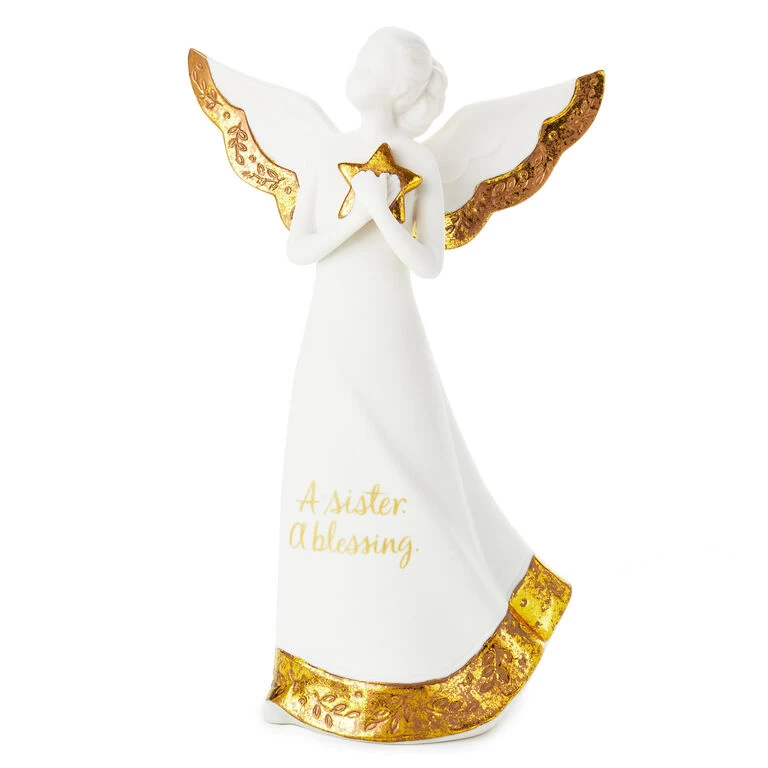 A Sister Is a Blessing Angel Figurine, 8.5" Hallmark A Sister Is A Blessing Angel Figurine, 8.5" -Hallmark Store Joanne Eschrich Angel Figurine for Sister 1JOA2096 01