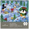 Hallmark Playful Penguins Deck The Halls Jigsaw Puzzle, 550 Pieces -Hallmark Store Keepsake Playful Penguins Deck the Halls Puzzle 1PZX2014 01