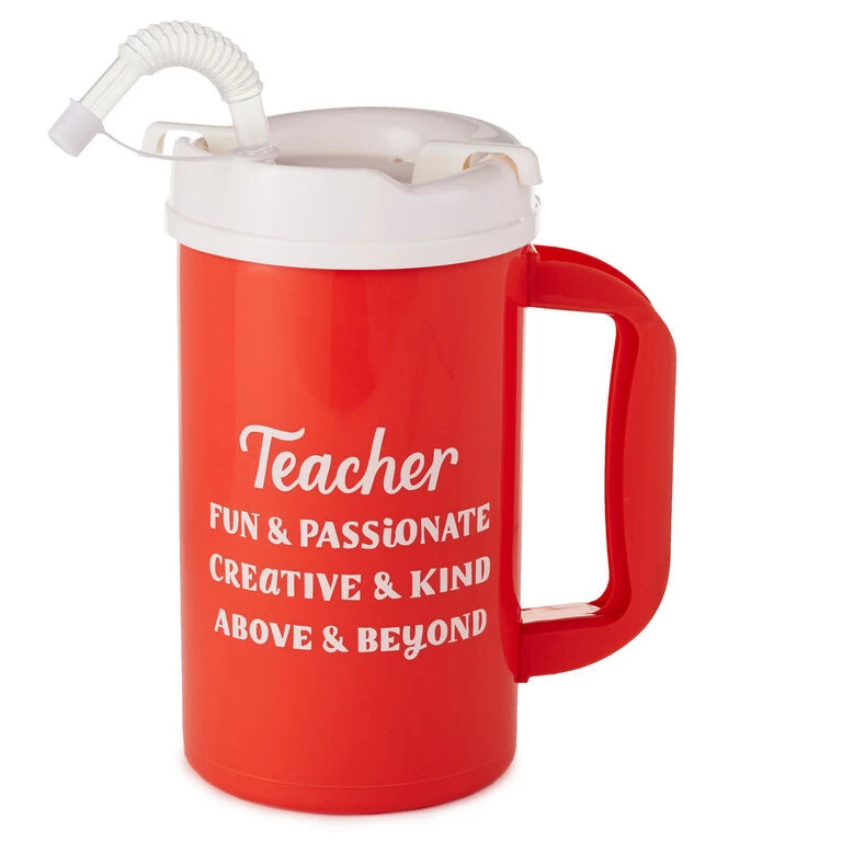Teacher Above & Beyond Water Jug, 32 oz. Hallmark Teacher Above & Beyond Water Jug, 32 Oz. -Hallmark Store Large Water Jug Teacher Appreciation Gift 1SNN1101 01