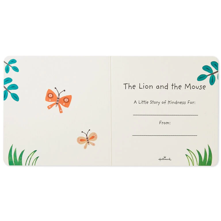 The Lion and the Mouse Board Book and Lion Lovey Blanket Set Hallmark The Lion And The Mouse Board Book And Lion Lovey Blanket Set -Hallmark Store Lion Lovey Blanket Lion Mouse Kindness Board Book Set 1BBY4783 04