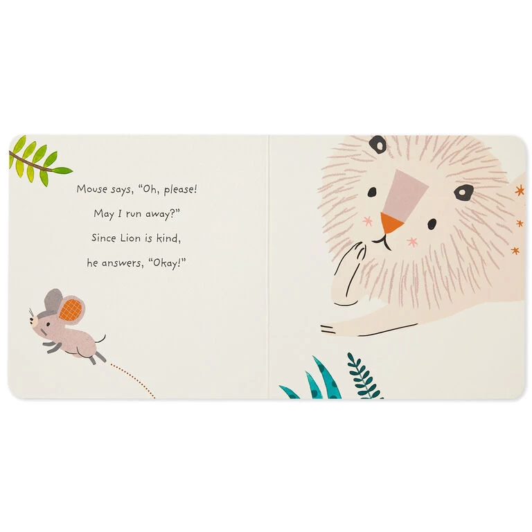 The Lion and the Mouse Board Book and Lion Lovey Blanket Set Hallmark The Lion And The Mouse Board Book And Lion Lovey Blanket Set -Hallmark Store Lion Lovey Blanket Lion Mouse Kindness Board Book Set 1BBY4783 05