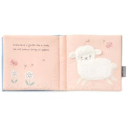 Hallmark The Lion And The Lamb: A Touch & Feel Book About God's Love Cloth Book -Hallmark Store Lion and Lamb Touch Feel Soft Plush Cloth Book 1BBY4854 04