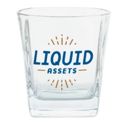 Hallmark Liquid Assets Lowball Glass, 15 Oz.