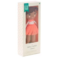 Hallmark Little World Changers™ And Kind Culture Co. The Doll Kind Dark Skin Girl, 12" -Hallmark Store Little World Changers Dark Skin Girl Doll With Tokens 1KID2086 06