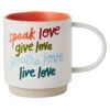 Hallmark Live Love Mug, 16 Oz. 1 Hallmark Live Love Mug, 16 Oz. -Hallmark Store Live Love Ceramic Mug 1MUG3550 01