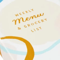Hallmark Weekly Menu And Grocery List Memo Pad Set In Folio -Hallmark Store Menu and Shopping List Memo Pad Set in Folio 1HWJ3804 04