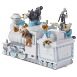 Hallmark Disney 100 Years Of Wonder Mickey And Friends Train Special Edition 2023 Figurine With Light And Sound, 5.63" -Hallmark Store Mickey and Friends LightUp Train Figurine With Sound 1DYG2082 02