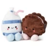 Hallmark Better Together Milk And Cookie Magnetic Plush, 6" 2 Hallmark Better Together Milk And Cookie Magnetic Plush, 6" -Hallmark Store Milk Carton and Chocolate Cookie Magnetic Plush 1KID1642 01