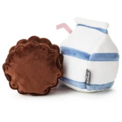 Hallmark Better Together Milk And Cookie Magnetic Plush, 6" -Hallmark Store Milk Carton and Chocolate Cookie Magnetic Plush 1KID1642 03