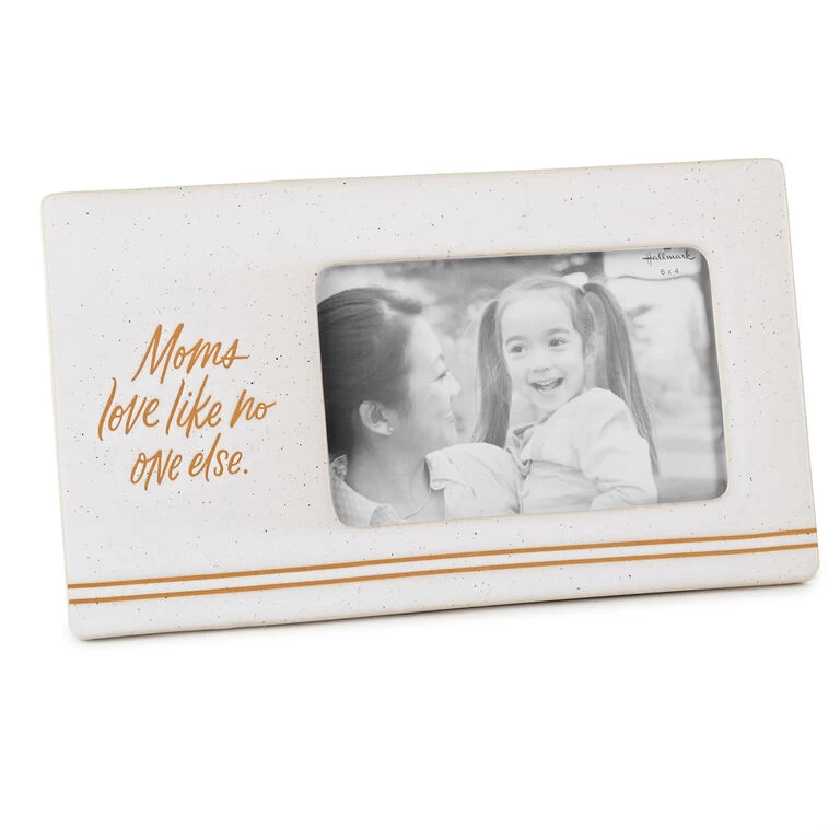 Moms Love Like No One Else Ceramic Picture Frame, 4x6 Hallmark Moms Love Like No One Else Ceramic Picture Frame, 4x6 -Hallmark Store Moms Love 4x6 Ceramic Picture Frame 1SNN1117 01