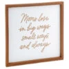 Hallmark Moms Love In Big Ways Wood Quote Sign 1 Hallmark Moms Love In Big Ways Wood Quote Sign -Hallmark Store Moms Love in Big Ways Wood Quote Sign 1SNN1036 01
