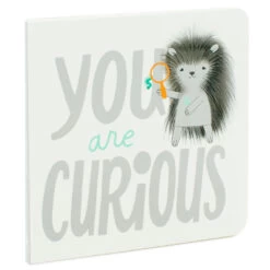Hallmark MopTops Porcupine Stuffed Animal With You Are Curious Board Book -Hallmark Store MopTops Plush Porcupine Stuffed Animal Board Book 1KID1536 04