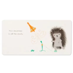 Hallmark MopTops Porcupine Stuffed Animal With You Are Curious Board Book -Hallmark Store MopTops Plush Porcupine Stuffed Animal Board Book 1KID1536 06