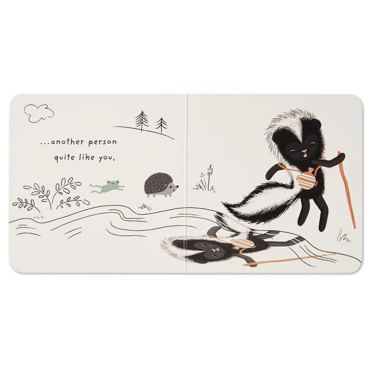 MopTops Skunk Stuffed Animal With You Are Unique Board Book Hallmark MopTops Skunk Stuffed Animal With You Are Unique Board Book -Hallmark Store MopTops Plush Skunk Stuffed Animal and Board Book 1KID2082 06