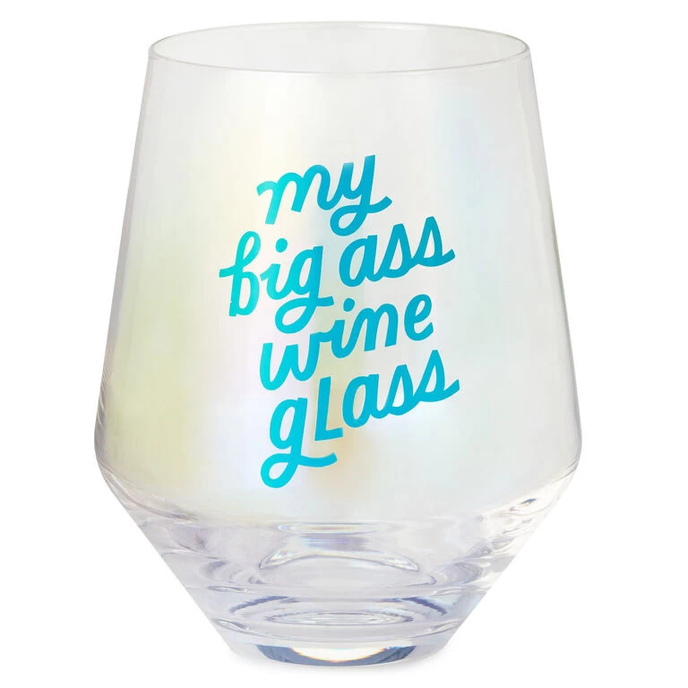 Jumbo My Big Ass Stemless Wine Glass, 40 oz. Hallmark Jumbo My Big Ass Stemless Wine Glass, 40 Oz. -Hallmark Store My Big Ass Stemless Wine Glass 1BIR1262 01