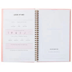 Hallmark My First Year Baby Book For Girl 5 Hallmark My First Year Baby Book For Girl -Hallmark Store My First Year Pink Baby Book for Girl 1BBA4136 04