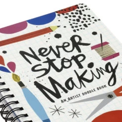 Hallmark Never Stop Making Artist Doodle Book -Hallmark Store Never Stop Making Artist Prompted Journal 3HWJ2104 05