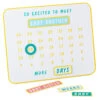 Hallmark So Excited To Meet You Magnetic Baby Countdown Board 1 Hallmark So Excited To Meet You Magnetic Baby Countdown Board -Hallmark Store New Baby Pregnancy Countdown Calendar 1BBY4821 01