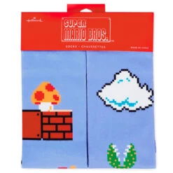 Hallmark Nintendo Super Mario Bros.® Novelty Crew Socks -Hallmark Store Nintendo Super Mario Crew Socks 1NIT1002 02