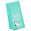 Hallmark Peanuts® All The Happy Snoopy Tea Towel -Hallmark Store Peanuts All the Happy Snoopy Teal Kitchen Towel 1PAJ3538 01