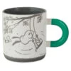 Hallmark Peanuts® All The Happy Snoopy Mug, 16oz. -Hallmark Store Peanuts Gray and Green All the Happy Snoopy Mug 1PAJ3537 01
