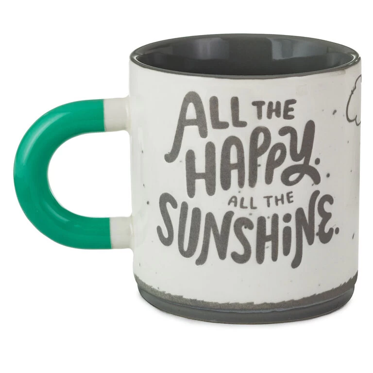 Peanuts® All the Happy Snoopy Mug, 16oz. Hallmark Peanuts® All The Happy Snoopy Mug, 16oz. -Hallmark Store Peanuts Gray and Green All the Happy Snoopy Mug 1PAJ3537 02