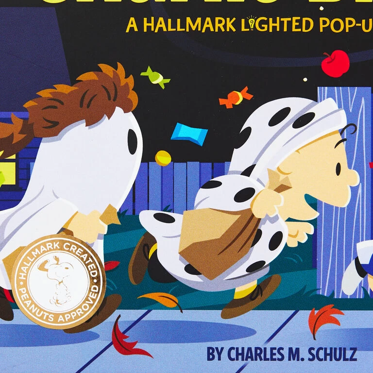 Peanuts® It's the Great Pumpkin, Charlie Brown Lighted Pop-Up Book Hallmark Peanuts® It's The Great Pumpkin, Charlie Brown Lighted Pop-Up Book -Hallmark Store Peanuts Its the Great Pumpkin Charlie Brown Book 1KHW1024 05