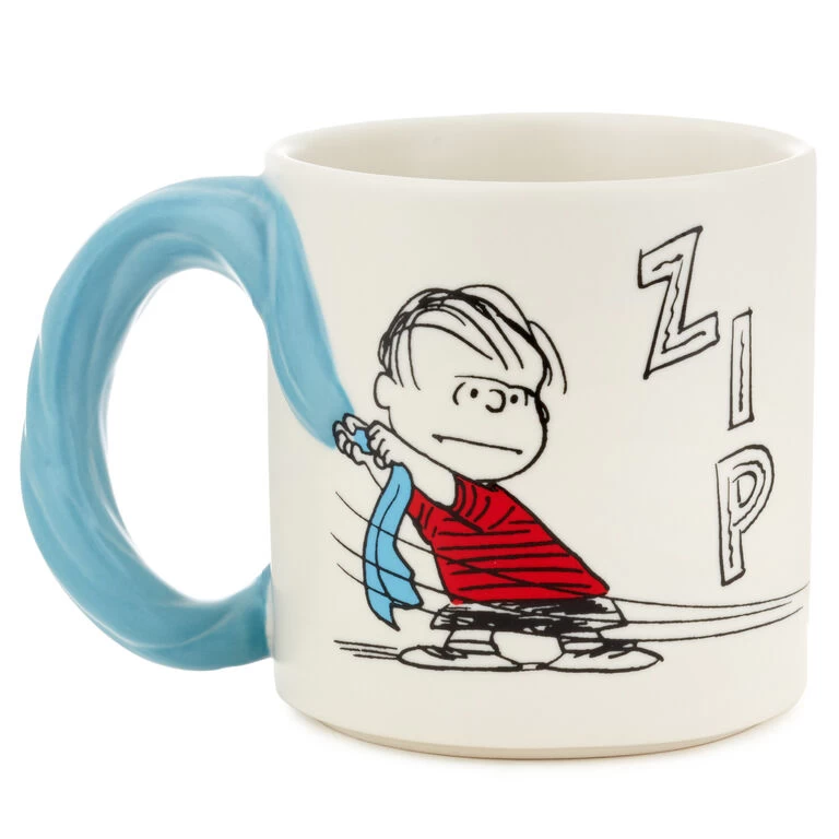Peanuts® Linus and Snoopy Dimensional Blanket Mug, 17 oz. Hallmark Peanuts® Linus And Snoopy Dimensional Blanket Mug, 17 Oz. -Hallmark Store Peanuts Linus and Snoopy Dimensional Blanket Mug 1PAJ2159 01
