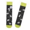 Hallmark Peanuts® Scared Snoopy Halloween Crew Socks -Hallmark Store Peanuts Scared Snoopy Bats Halloween Gray Crew Socks 1HGN1522 01