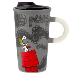Hallmark Peanuts® Flying Ace Snoopy Color Changing Travel Mug, 16 Oz. -Hallmark Store Peanuts Snoopy Flying Ace Color Change Travel Mug 1PAJ3528 04