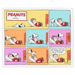 Hallmark Peanuts® Snoopy And Linus Comic Strip Throw Blanket, 50x60 -Hallmark Store Peanuts Snoopy and Linus Comic Strip Throw Blanket 1PAJ3509 03