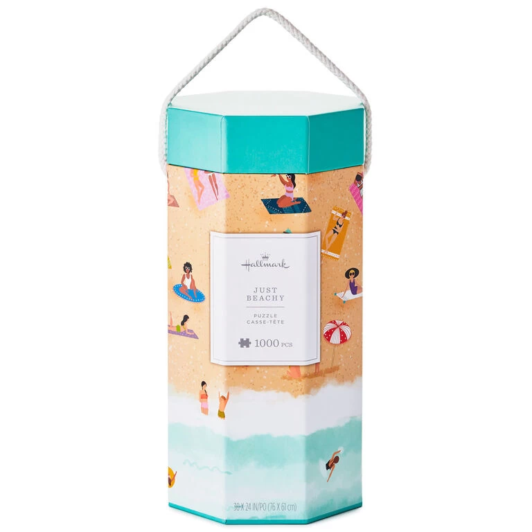 Just Beachy 1,000-Piece Jigsaw Puzzle Hallmark Just Beachy 1,000-Piece Jigsaw Puzzle -Hallmark Store People on Beach 1000 Piece Jigsaw Puzzle 1PUZ1427 01