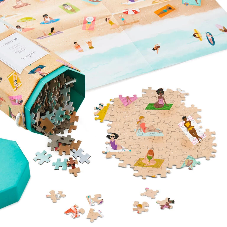 Just Beachy 1,000-Piece Jigsaw Puzzle Hallmark Just Beachy 1,000-Piece Jigsaw Puzzle -Hallmark Store People on Beach 1000 Piece Jigsaw Puzzle 1PUZ1427 02
