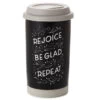 Hallmark Rejoice Repeat Ceramic Travel Mug, 12 Oz. -Hallmark Store Rejoice and Be Glad Ceramic Travel Mug 1SNN1065 01