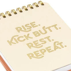 Hallmark Kick Butt, Repeat Easel Notebook 8 Hallmark Kick Butt, Repeat Easel Notebook -Hallmark Store Rise Kick Butt Rest Repeat Easel Notebook 3HWJ2108 07