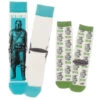 Hallmark Star Wars: The Mandalorian™ And Grogu™ Adult And Child Novelty Crew Socks, Set Of 2 2 Hallmark Star Wars: The Mandalorian™ And Grogu™ Adult And Child Novelty Crew Socks, Set Of 2 -Hallmark Store Set of 2 Star Wars Mandalorian Outlaw and Kid Socks 1SHP2154 01
