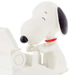 Hallmark Peanuts® Snoopy Cell Phone Holder -Hallmark Store Snoopy at Typewriter Cell Phone Holder 1PAJ3519 03