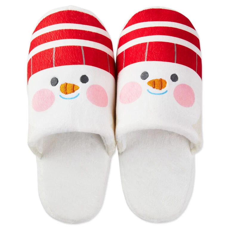 Snowman Musical Slippers, Small/Medium Hallmark Snowman Musical Slippers, Small/Medium -Hallmark Store Snowman Musical Slippers 1XKT3420 01