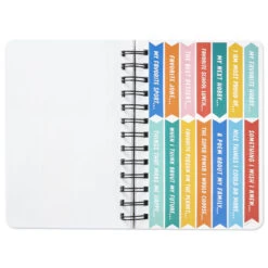 Hallmark Write On! Prompted Journal With Stickers -Hallmark Store Spiral Notebook With 119 Prompt Stickers 3HWJ2111 04