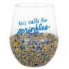 Hallmark Sprinkle Dip Wine Glass, 16 Oz.