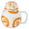 Hallmark Star Wars™ BB-8™ Mug With Sound, 14 Oz. -Hallmark Store Star Wars BB8 Ceramic Mug With Sound Effects Lid 1SHP2167 01