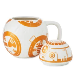 Hallmark Star Wars™ BB-8™ Mug With Sound, 14 Oz. 4 Hallmark Star Wars™ BB-8™ Mug With Sound, 14 Oz. -Hallmark Store Star Wars BB8 Ceramic Mug With Sound Effects Lid 1SHP2167 03