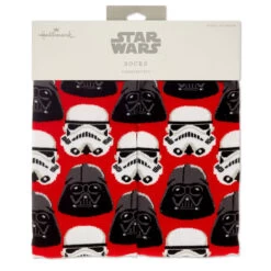 Hallmark Star Wars™ Darth Vader™ And Stormtrooper™ Helmet Novelty Crew Socks -Hallmark Store Star Wars Darth VaderStormtrooper Crew Socks 1SHP2162 04