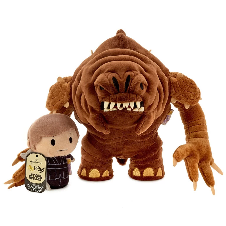 itty bittys® Star Wars: Return of the Jedi™ Luke Skywalker™ and Rancor™ Plush Collector Set of 2 Hallmark Itty Bittys® Star Wars: Return Of The Jedi™ Luke Skywalker™ And Rancor™ Plush Collector Set Of 2 -Hallmark Store Star Wars Luke Skywalker and Rancor Plush itty bittys 1KDD2137 06