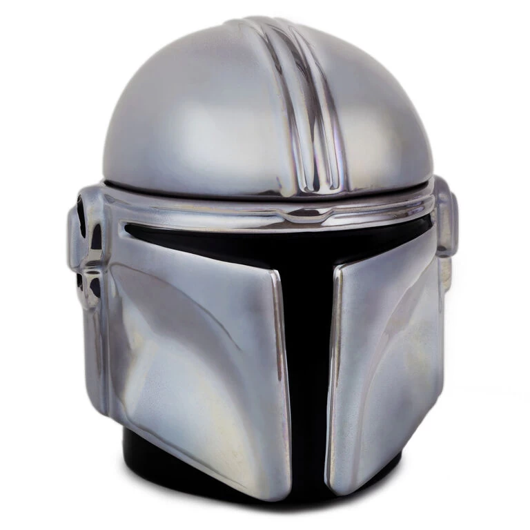 Star Wars: The Mandalorian™ Helmet Sculpted Ceramic Caddy Hallmark Star Wars: The Mandalorian™ Helmet Sculpted Ceramic Caddy -Hallmark Store Star Wars Mandalorian Sculpted Helmet Ceramic Jar 1SHP2163 01