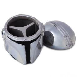 Hallmark Star Wars: The Mandalorian™ Helmet Sculpted Ceramic Caddy 4 Hallmark Star Wars: The Mandalorian™ Helmet Sculpted Ceramic Caddy -Hallmark Store Star Wars Mandalorian Sculpted Helmet Ceramic Jar 1SHP2163 03