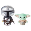 Hallmark Itty Bittys® Star Wars™ The Mandalorian™ And Grogu™ Plush, Set Of 2 -Hallmark Store Star Wars Mandalorian and Grogu Plush itty bittys 2Pack 1KDD2106 01