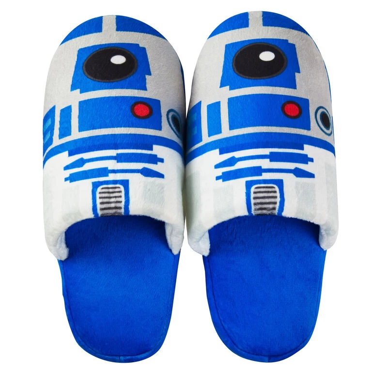 Star Wars™ R2-D2™ Slippers With Sound, Small/Medium Hallmark Star Wars™ R2-D2™ Slippers With Sound, Small/Medium -Hallmark Store Star Wars R2D2 Slippers With Sound 1SLP1006 01